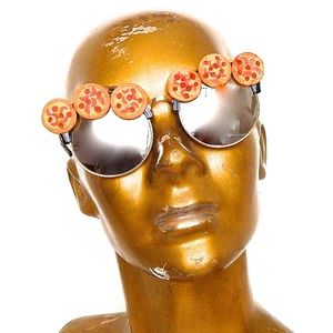 GASOLINE GLAMOUR PIZZA PARTY WORKS PIE ACID COCO GLASSES 🍕 🍕 🍕